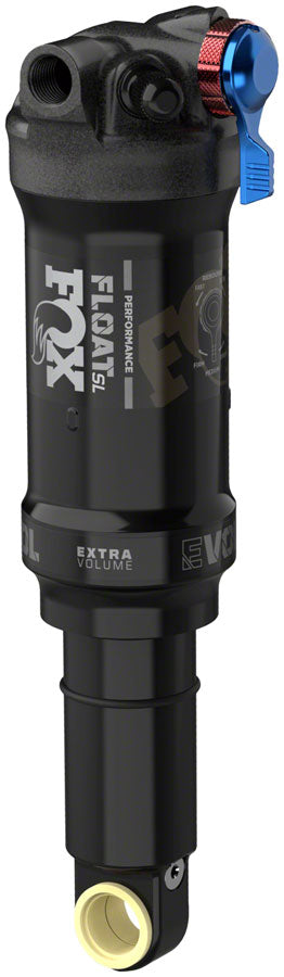 FOX Float SL Performance Rear Shock - Trunnion Metric, 165 x 40 mm, EVOL SV, 3-Position Adj, Black