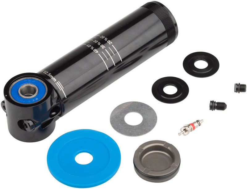 RockShox Rear Shock Damper Body IFP - Bearing Eyelet, 57.5mm stroke (65mm plus 7.5mm Travel Spacer), Deluxe (A1), Super Deluxe (A1), Fast Bl