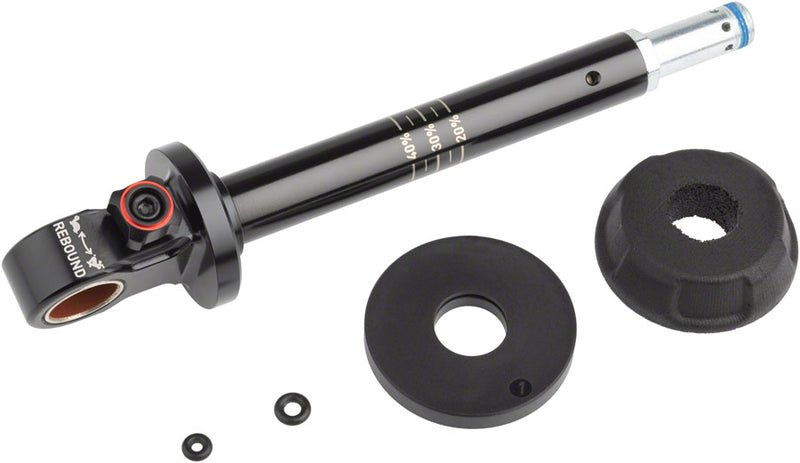 RockShox Rear Shock Damper Shaft Assembly - Super Deluxe Coil, Standard Shaft Eyelet  55mm, A1-A2