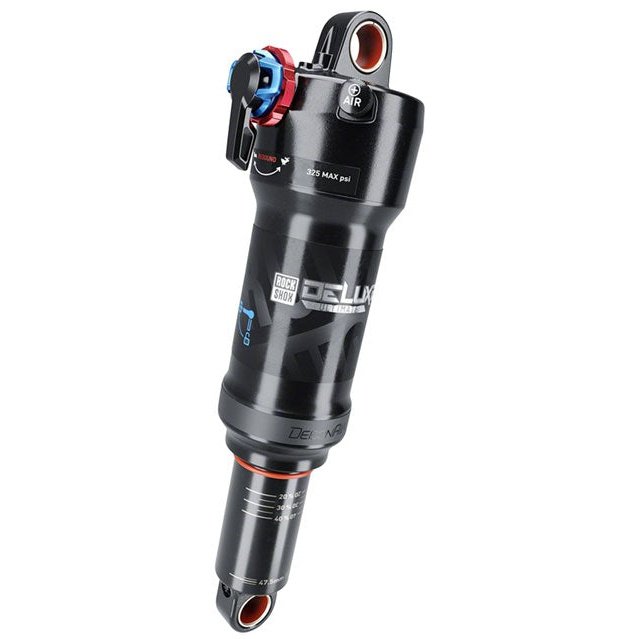 RockShox Deluxe Ultimate RCT Rear Shock - 190 x 45mm, DebonAir, 2 Tokens, Medium Reb/Comp, 380lb L/O Force, Standard, B2