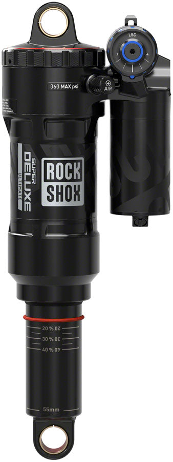RockShox Super Deluxe Ultimate RC2T Hydraulic Bottom Out Rear Shock - 205 x 60mm, DebonAir+ Progressive, Specialized Enduro 2020+, Trunnion, C1