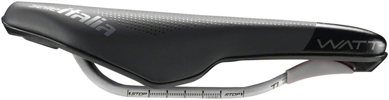 Selle Italia Watt Gel Superflow Saddle - Titanium, Black, U3