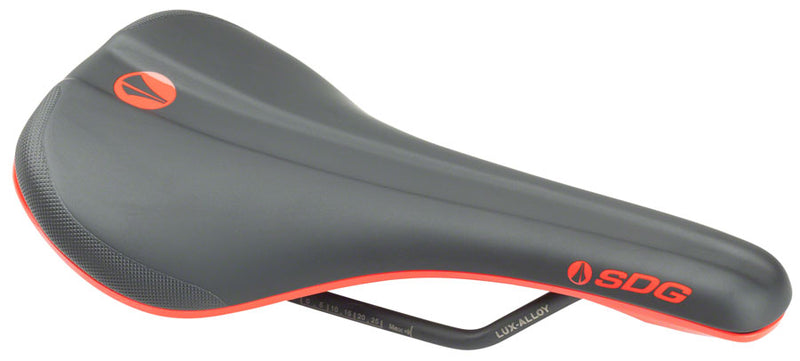 SDG Bel Air V3 Saddle - Lux Rails, Red/Black