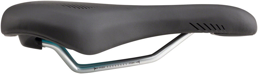 MSW SDL-173 Spin Fitness Saddle - Steel, Black