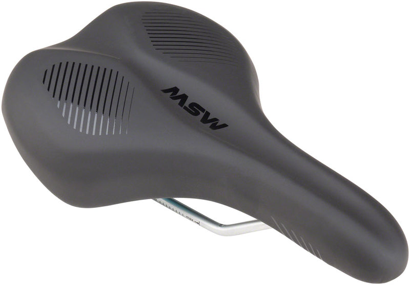 MSW SDL-173 Spin Fitness Saddle - Steel, Black