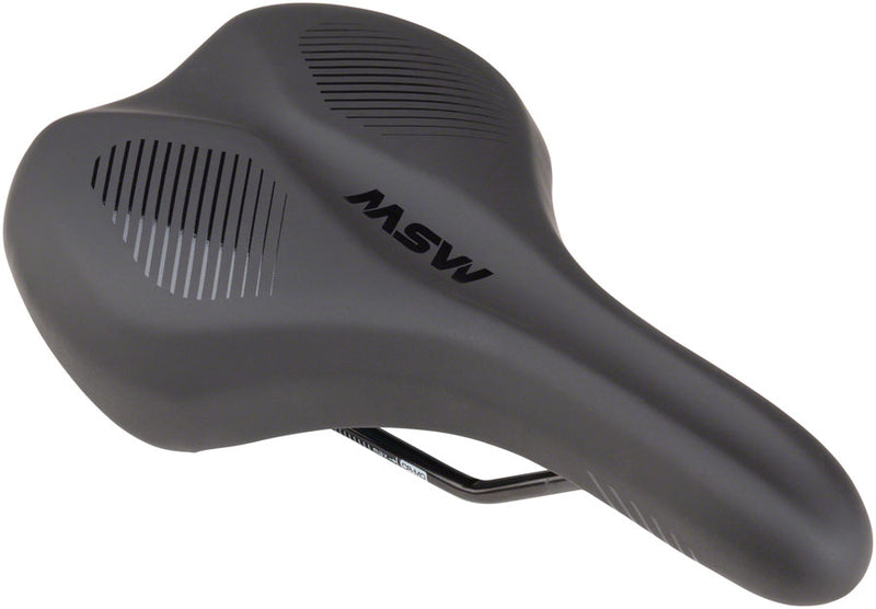 MSW SDL-173 Spin Fitness Saddle - Chromoly, Black