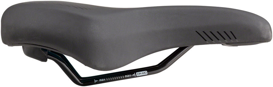 MSW SDL-192 Spin Fitness Saddle - Chromoly, Black