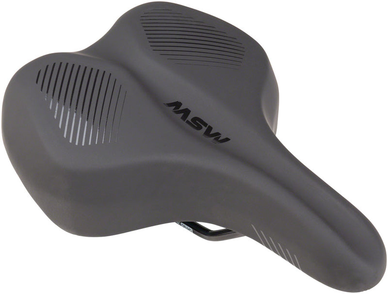 MSW SDL-192 Spin Fitness Saddle - Chromoly, Black