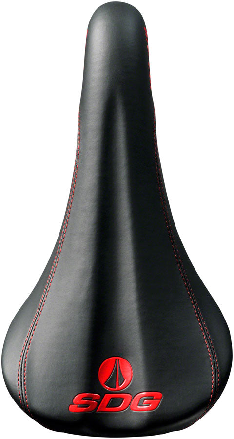 SDG Bel-Air RL Saddle - Steel, Black/Red