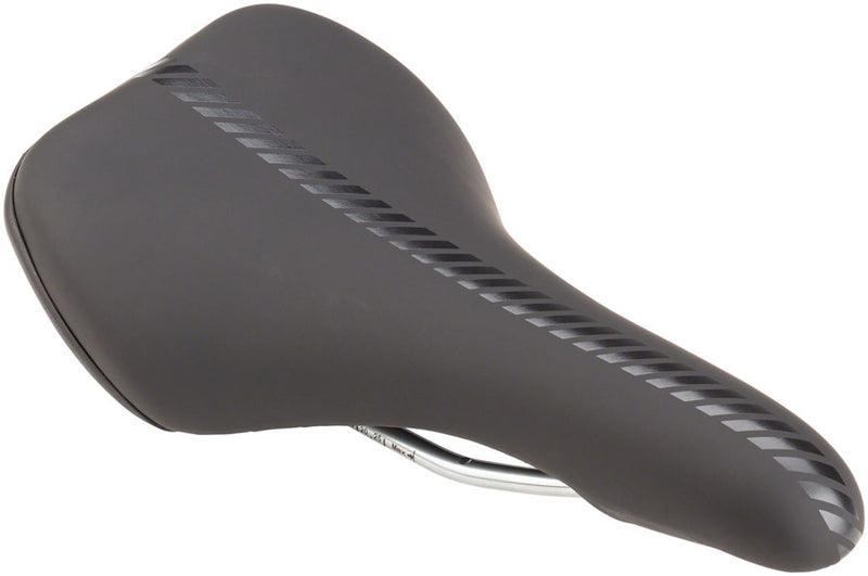 MSW Youth Long Saddle - Steel, Black