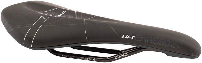 Chromag Lift Saddle - Chromoly, Black/Grey