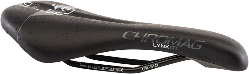 Chromag Lynx DT Saddle - Chromoly, Black/Grey