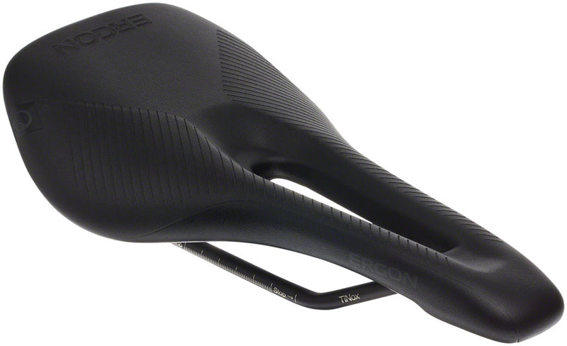 Ergon SR Pro Saddle - Titanox, Black, Women's, Small/Medium