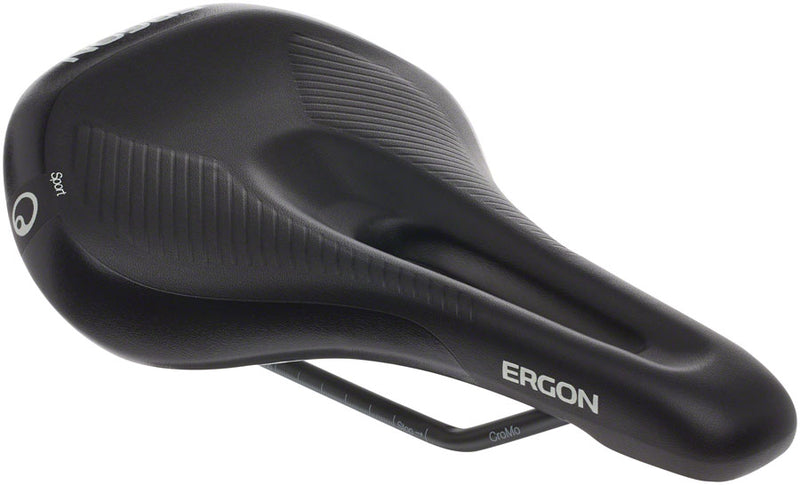 Ergon SM E Mountain Sport Saddle - Chromoly, Stealth, Women's, Medium/Large