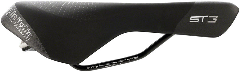 Selle Italia ST 3 Superflow Saddle - Fec Alloy, Black, S3