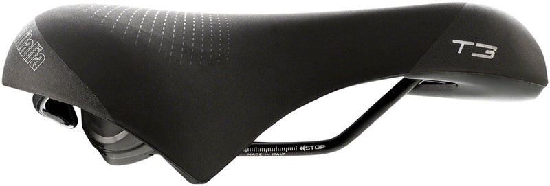 Selle Italia T 3 Flow Saddle - Fec Alloy, Black, S2