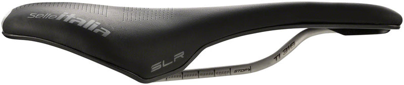 Selle Italia SLR Boost Gravel Superflow Saddle - Titanium, Black, S3