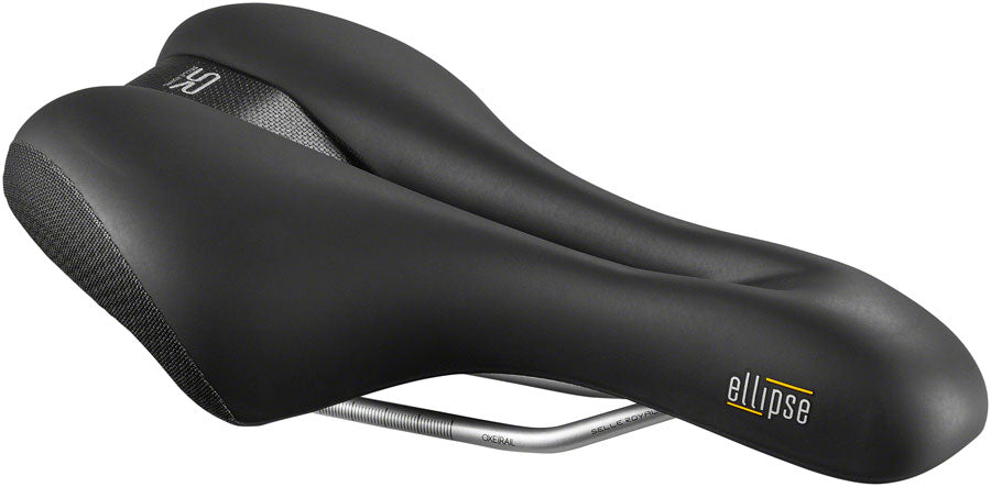 Selle Royal Royal Ellipse Saddle - Steel, Black, Athletic