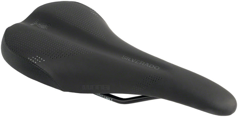 WTB Silverado 265 Saddle - Steel, Black, Medium