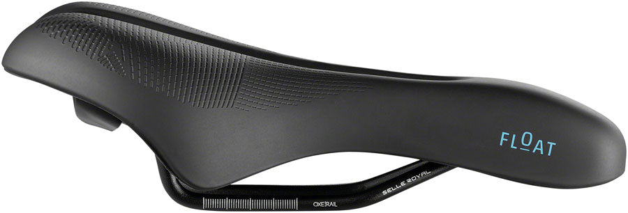 Selle Royal Float Saddle - Steel, Black, Athletic