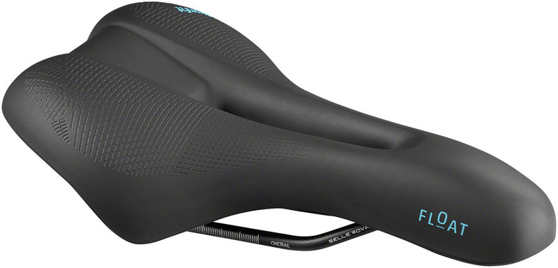 Selle Royal Float Saddle - Steel, Black, Athletic