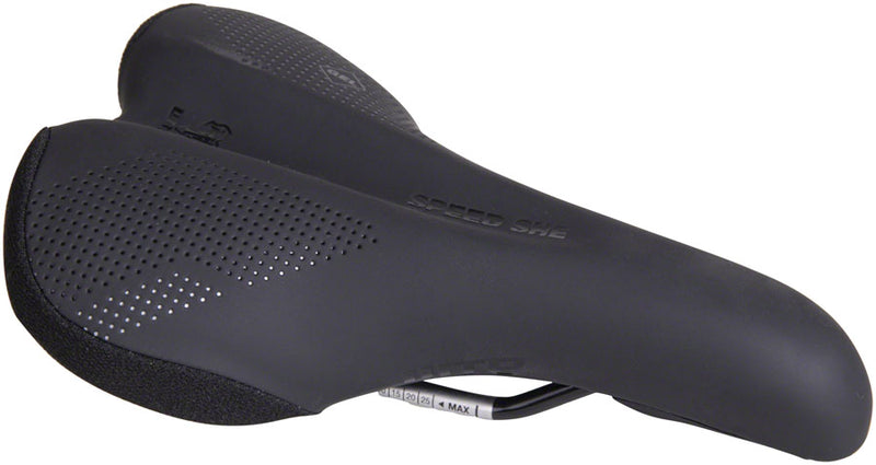 WTB Speed She Saddle - Chromoly, Black, Women's, 150 mm, Wide