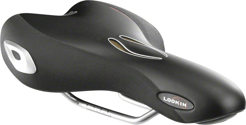 Selle Royal Lookin Saddle - Steel, Black, Athletic