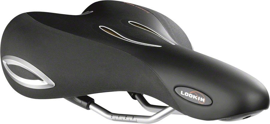 Selle Royal Lookin Saddle - Steel, Black, Moderate