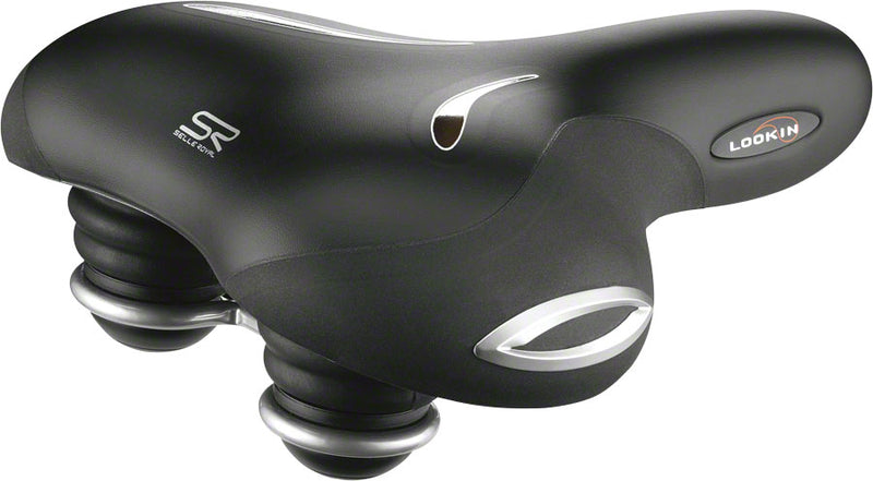 Selle Royal Lookin Basic Saddle - Black, Relaxed