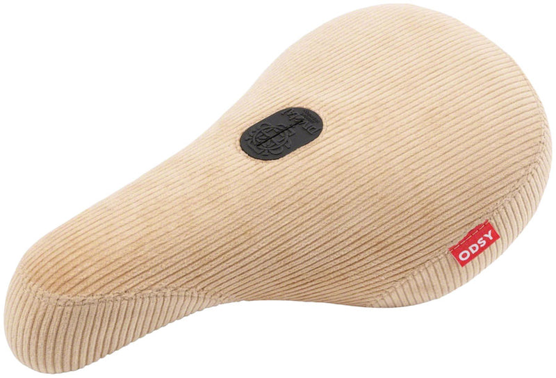 Odyssey Broc Fat Caps BMX Seat - Pivotal, Tan Corduroy