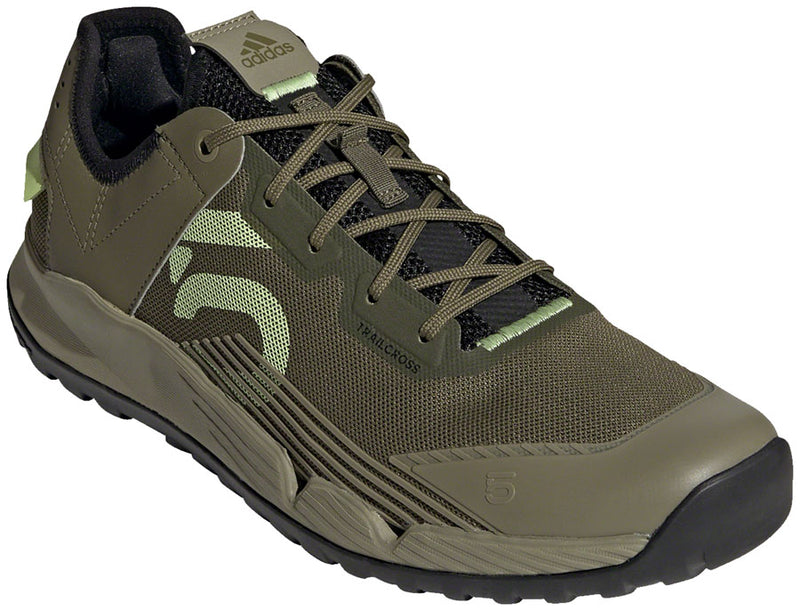 Five Ten Trailcross LT Flat Shoes - Mens Focus Olive/Pulse Lime/Orbit Green 7