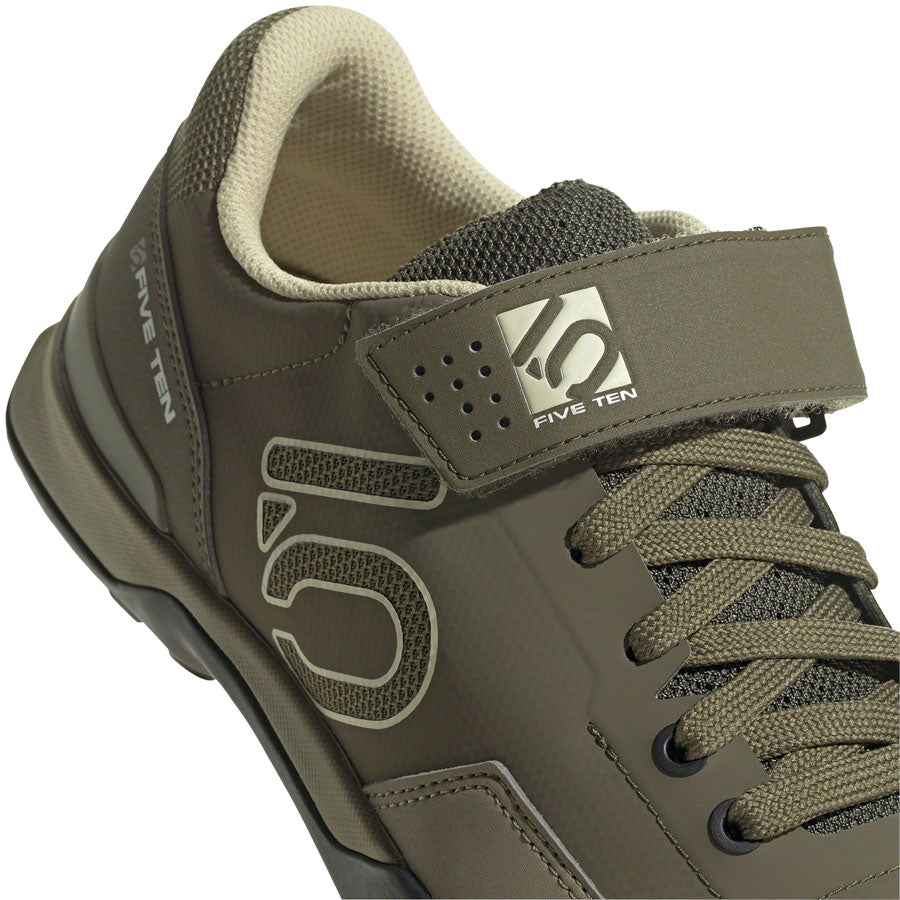 Five Ten Kestrel Lace Mountain Clipless Shoes - Mens Focus Olive/Sandy Beige/Orbit Green 13