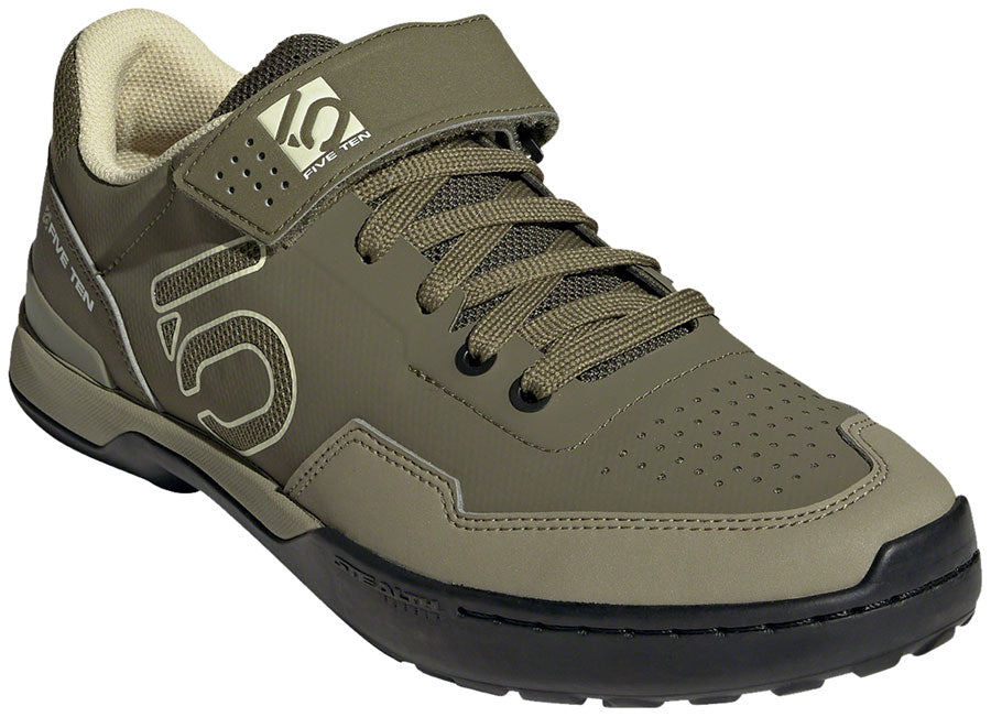 Five Ten Kestrel Lace Mountain Clipless Shoes - Mens Focus Olive/Sandy Beige/Orbit Green 13