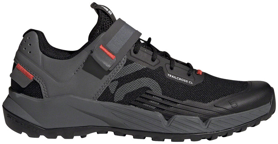 Five Ten Trailcross Mountain Clipless Shoes - Womens Core BLK/Gray Three/Red 5.5