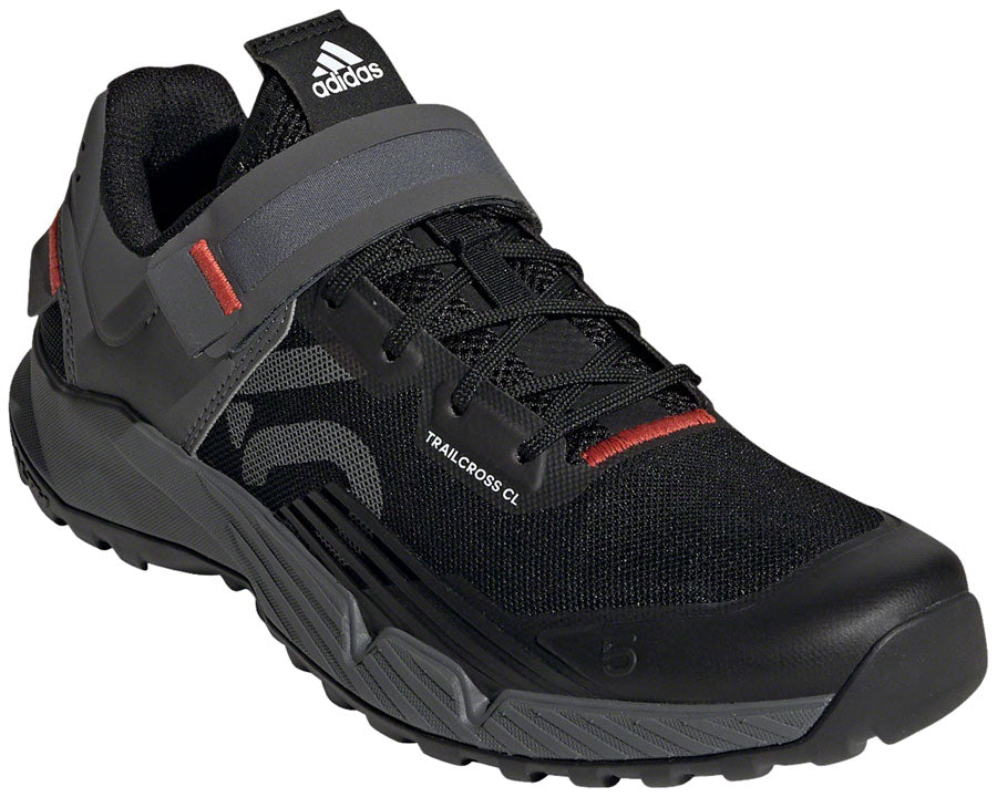 Five Ten Trailcross Mountain Clipless Shoes - Womens Core BLK/Gray Three/Red 10.5