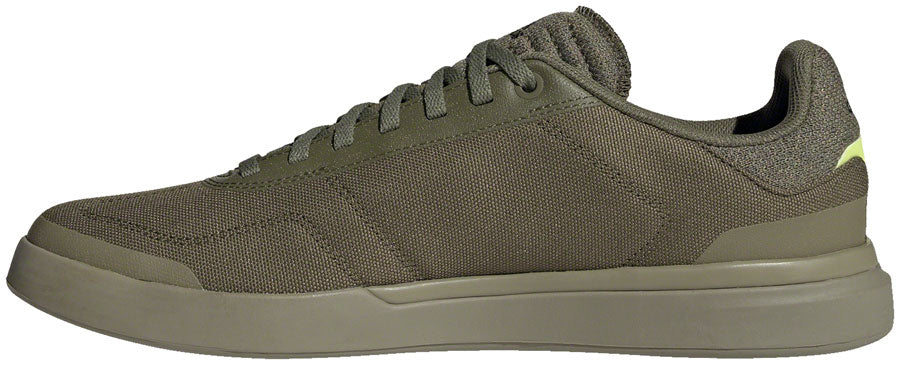 Five Ten Sleuth DLX Canvas Flat Shoes - Mens Focus Olive/Core BLK/Pulse Lime 9.5