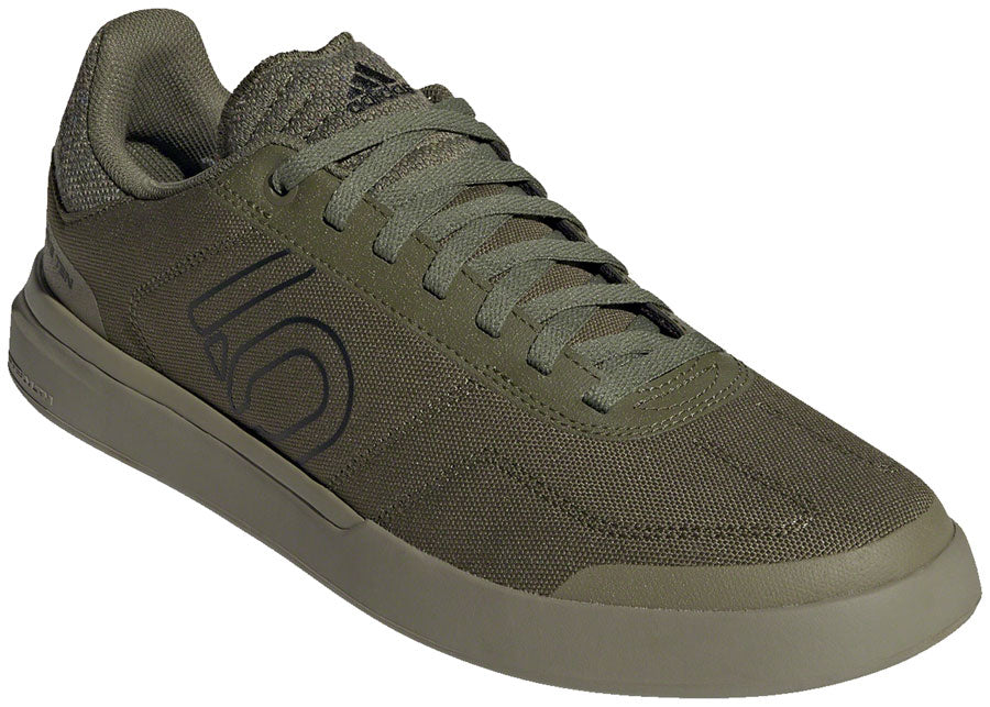 Five Ten Sleuth DLX Canvas Flat Shoes - Mens Focus Olive/Core BLK/Pulse Lime 11.5