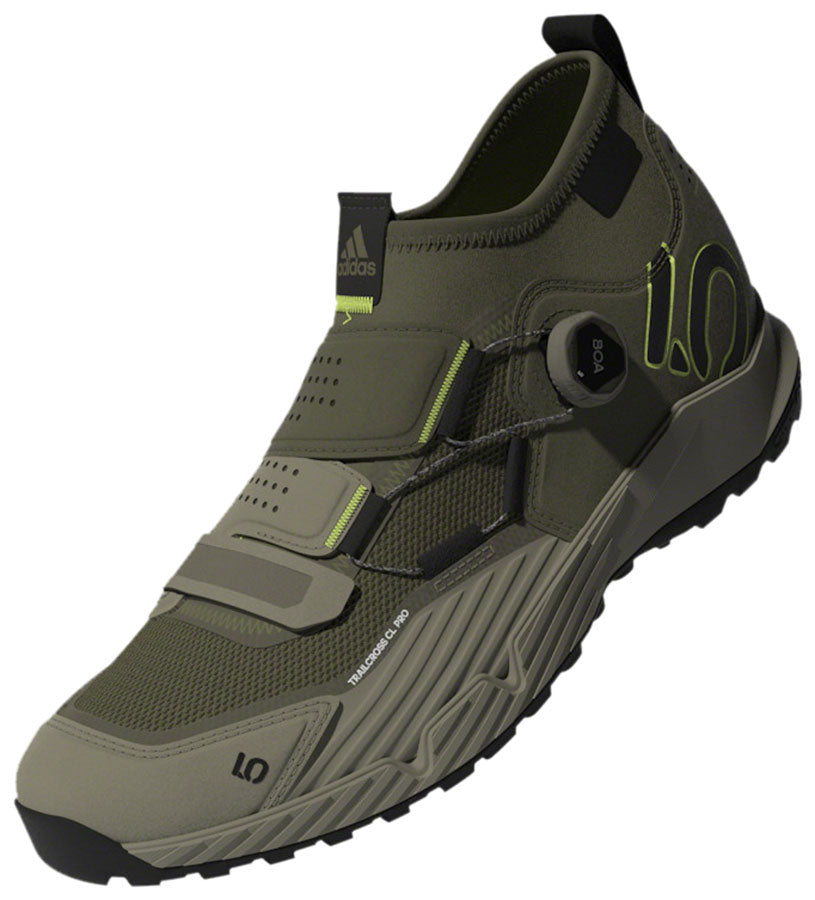 Five Ten Trailcross Pro Mountain Clipless Shoes - Mens Green/BLK/Green 8.5