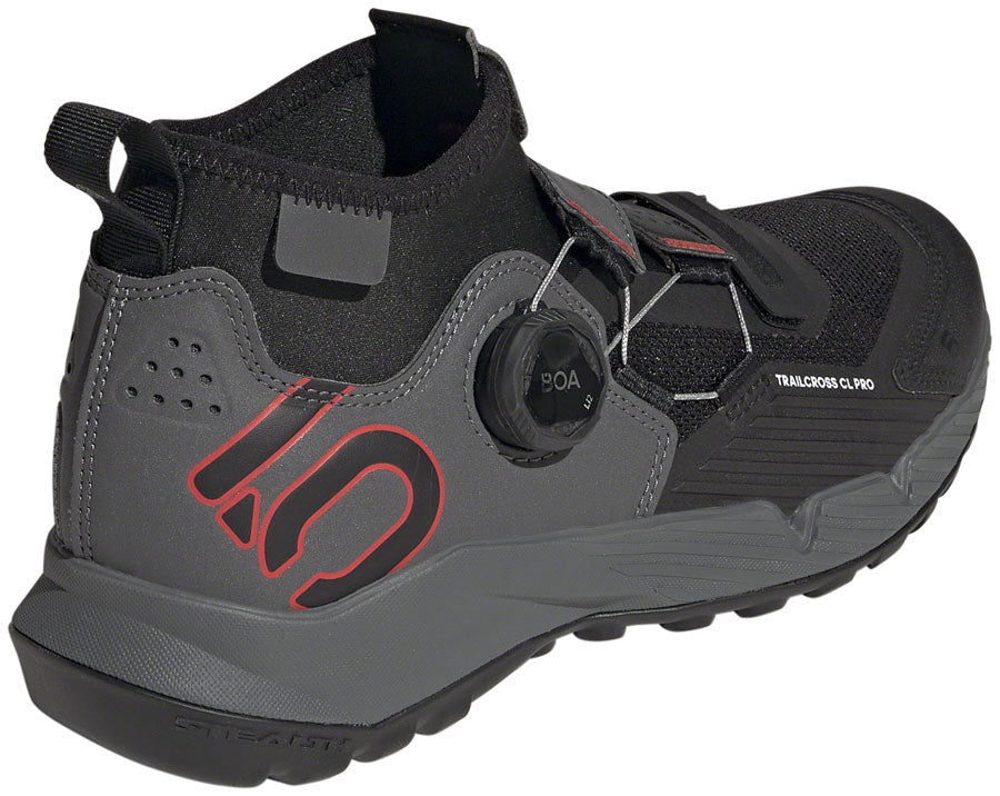 Five Ten Trailcross Pro Mountain Clipless Shoes - Womens Gray/Black/Red 5