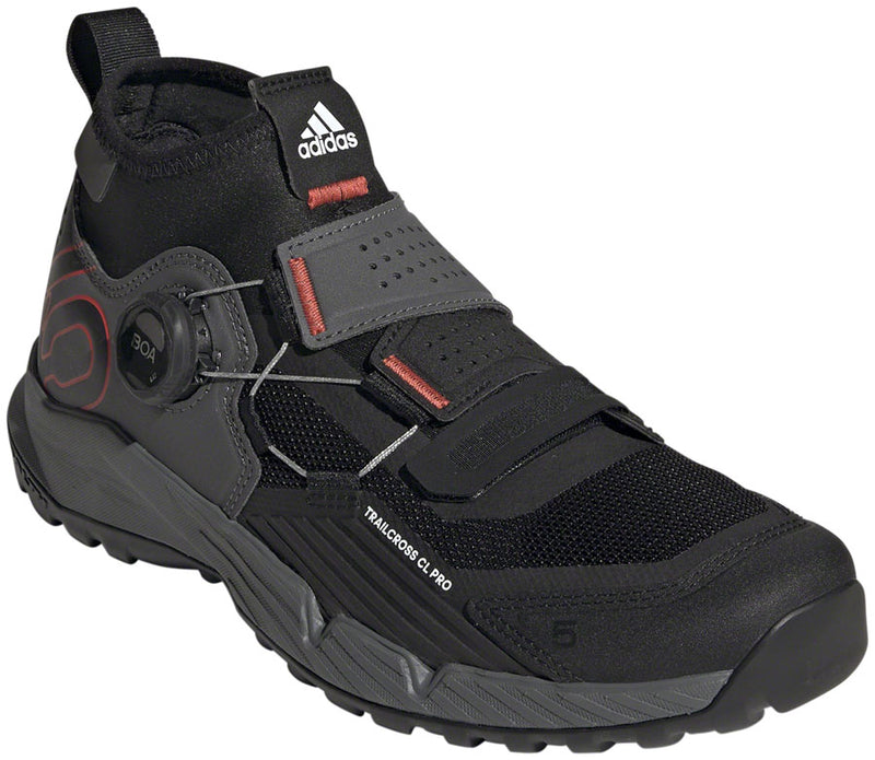 Five Ten Trailcross Pro Mountain Clipless Shoes - Womens Gray/Black/Red 9