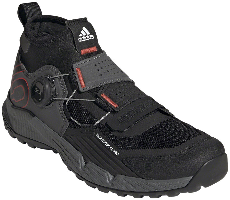 Five Ten Trailcross Pro Mountain Clipless Shoes - Womens Gray/Black/Red 8.5