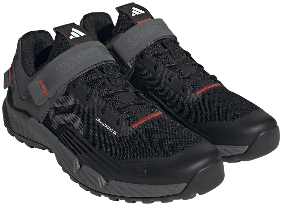 Five Ten Trailcross Mountain Clipless Shoes - Mens Core BLK/Gray Three/Red 9.5