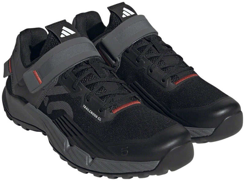 Five Ten Trailcross Mountain Clipless Shoes - Women's, Core Black/Gray Three/Red, 8