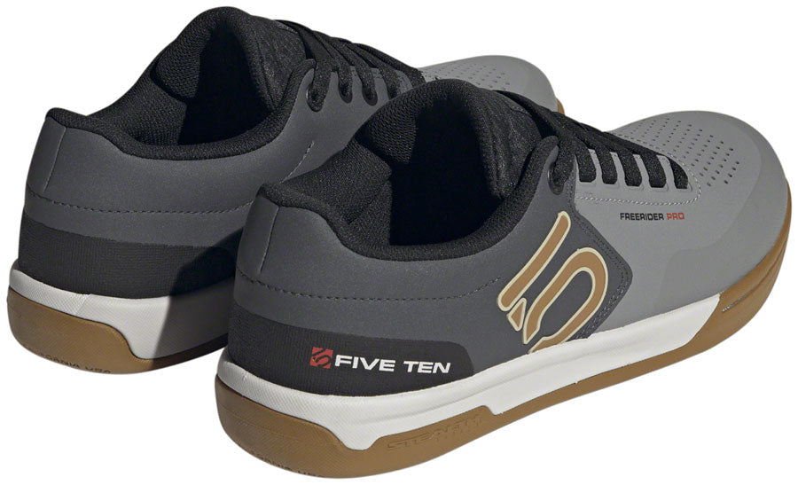 Five Ten Freerider Pro Flat Shoes - Mens Gray Three/Bronze/Core Black 12