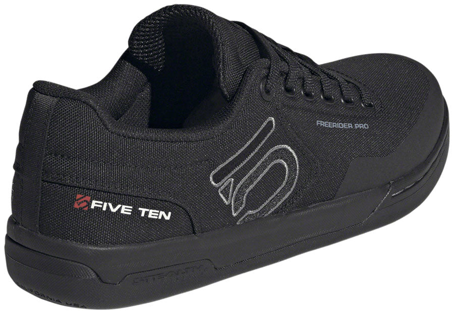 Five Ten Freerider Pro Canvas Flat Shoes - Men's, Core Black/Gray Three/Ftwr White, 10.5