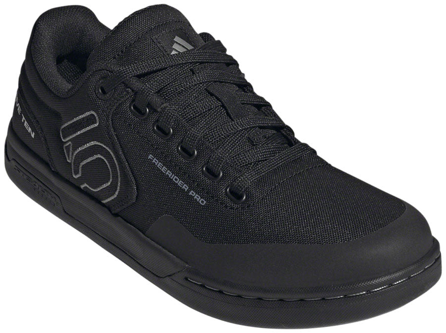 Five Ten Freerider Pro Canvas Flat Shoes - Men's, Core Black/Gray Three/Ftwr White, 6.5