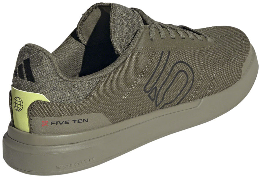 Five Ten Stealth Deluxe Canvas Flat Shoes - Men's, Focus Olive/Core Black/Orbit Green, 7.5