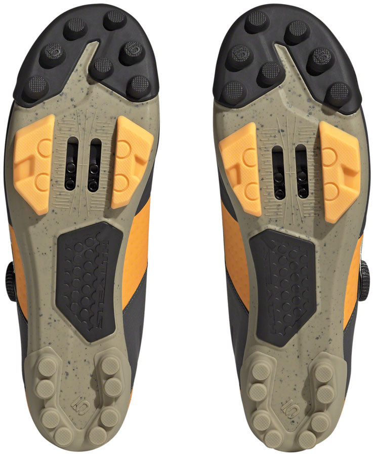 Five Ten Kestrel BOA Mountain Clipless Shoes - Men's, Core Black/Ftwr White/Impact Orange, 12.5