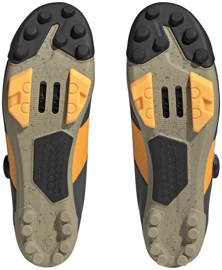 Five Ten Kestrel BOA Mountain Clipless Shoes - Men's, Core Black/Ftwr White/Impact Orange, 6.5