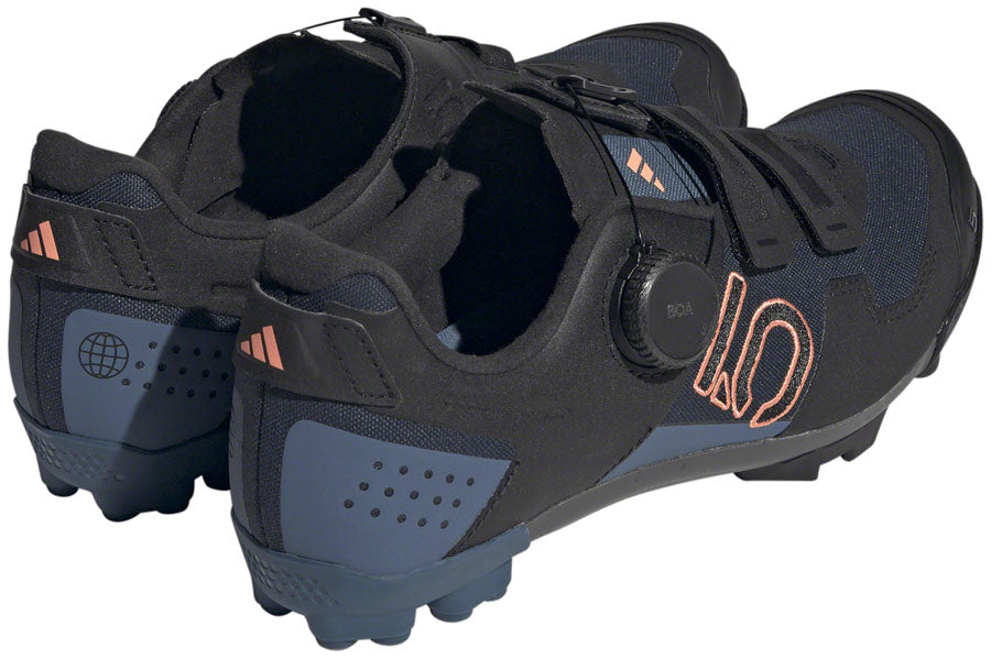 Five Ten Kestrel BOA Mountain Clipless Shoes - Women's, Legend Ink/Core Black/Coral Fusion, 10